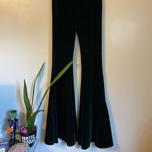 Killstar velour flare pants